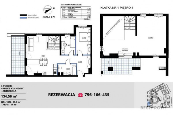 pomorskie, Słupsk, Karola Kniaziewicza, Apartament dwupoziomowy Słupsk ul. Kniaziewicza